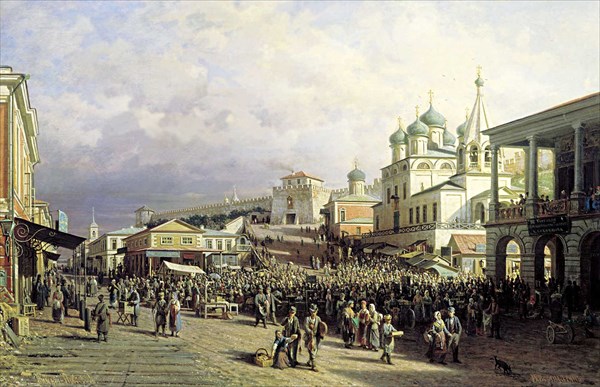 170-Нижнии посад (базар) в Нижнем Новгороде